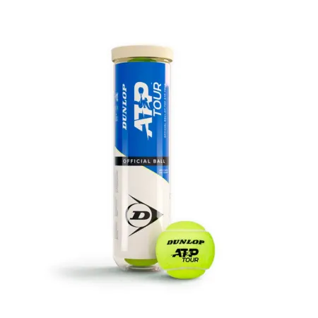 Мяч теннисный Dunlop ATP Official Tour Premium 4B, 601599, уп.4шт, одобр. ITF, нат.резина,фетр. за 1&nbsp;734 ₽ купить в Рязани