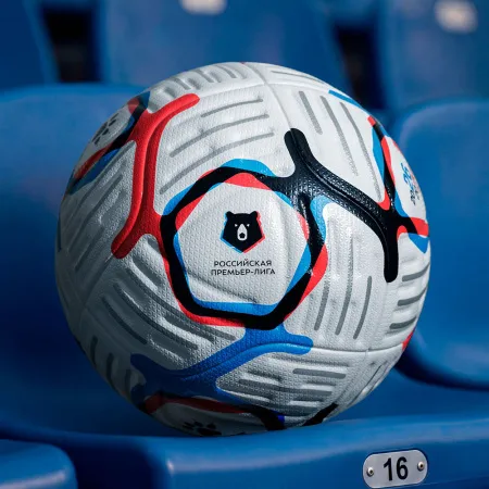 Мяч футб. KELME Russian Premier League, 7601QU5216-100, р.5, FIFA Pro, 10п, ПУ, термосш, бел-син-кр за 10&nbsp;672.60 ₽ купить в Рязани